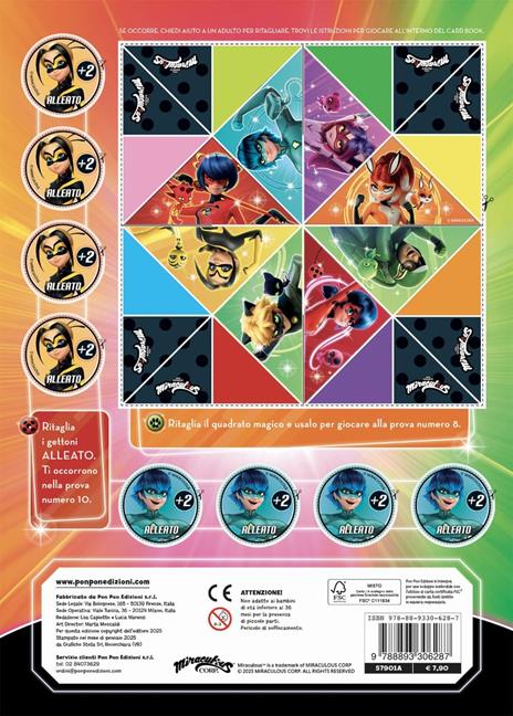 Supereroi in missione! Miraculous. Card book. Ediz. a colori. Con 40 Carte - Lucia Marenzi - 4