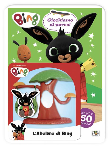 Giochiamo al parco. Bing. Activity. Ediz. a colori. Con set altalena - Cristina Panzeri - copertina