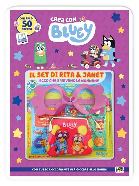 Il set di Rita e Janet. Crea con Bluey. Ediz. a colori. Con set di Rita e Janet - Cristina Panzeri - copertina