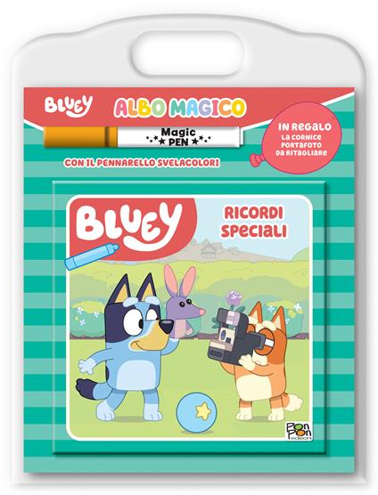 Ricordi speciali. Bluey. Albo magico. Ediz. a colori. Con pennarello svelacolori - Cristina Panzeri - copertina