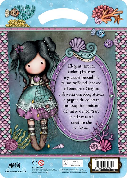 Magiche sirene. Activity con gadget. Gorjuss. Con pochette rosa - Lucia Marenzi - 2