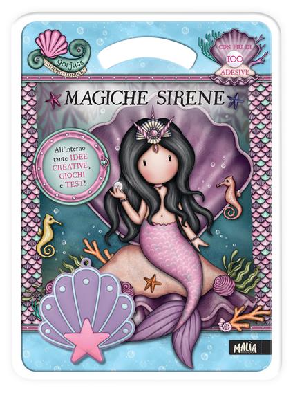 Magiche sirene. Activity con gadget. Gorjuss. Ediz. a colori. Con pochette lilla - Lucia Marenzi - copertina