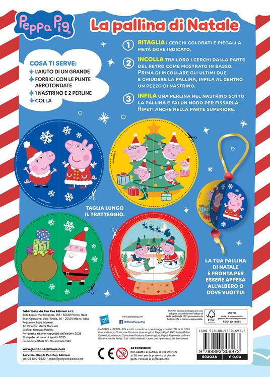 Un magico Natale. Activity con gadget. Peppa Pig. Con adesivi. Ediz. a colori. Con casetta di Natale con sorprese - 2
