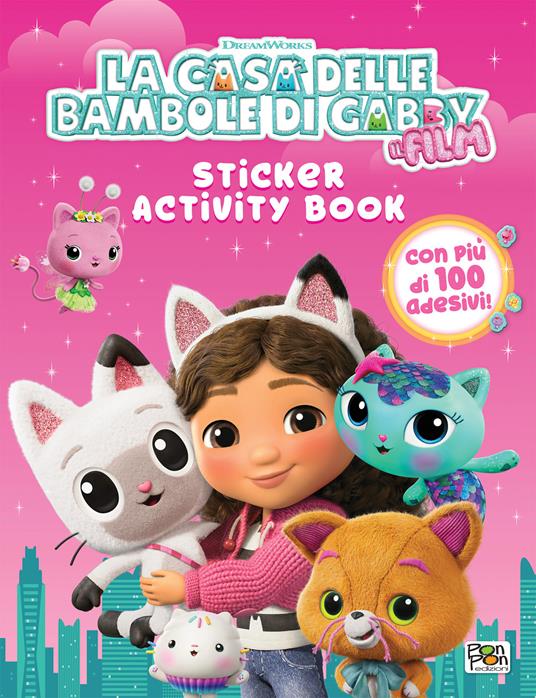La casa delle bambole di Gabby. Il film. Sticker activity book. Ediz. a colori - copertina