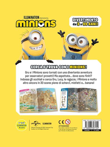 Occhio al Minion! Minions. Cattivissimo me 4. Ediz. a colori. Con occhiali da Minion - 4