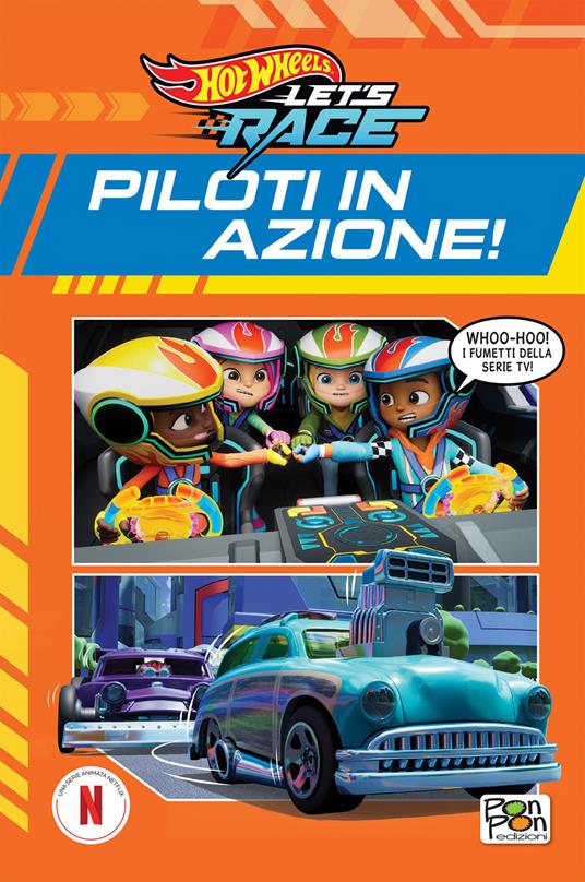 Piloti in azione. Hot Wheels. Let's race - copertina