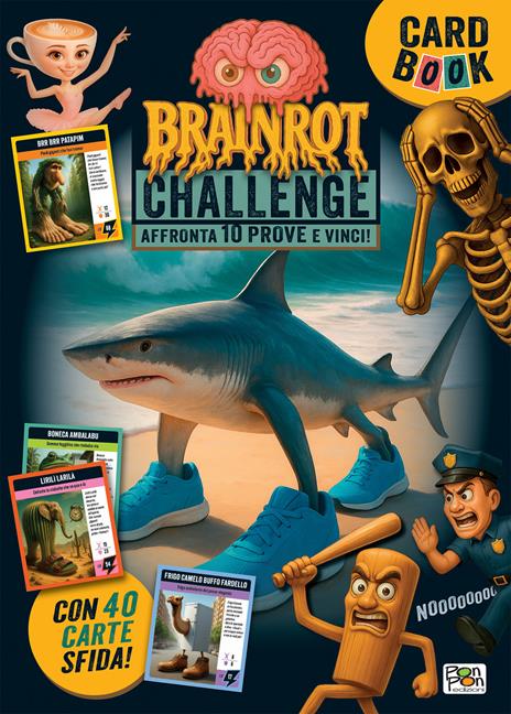 Brainrot Challenge. Affronta 10 prove e vinci! Card book. Ediz. a colori - copertina
