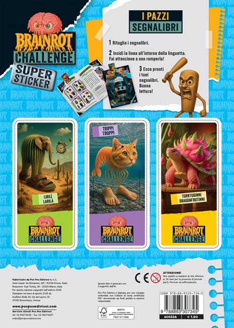 Brainrot challenge. Super sticker - 2