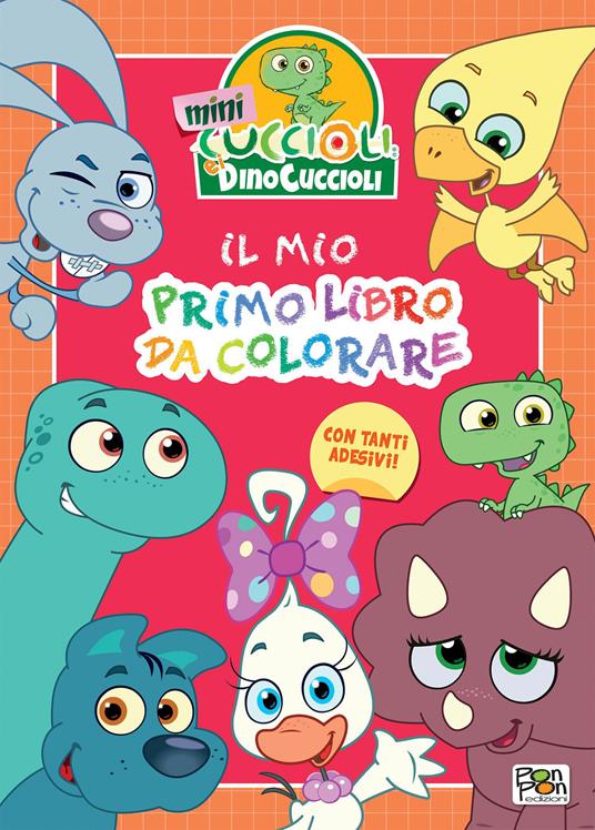 Mini Cuccioli e i DinoCuccioli. Il mio primo libro da colorare. Ediz. a colori - copertina