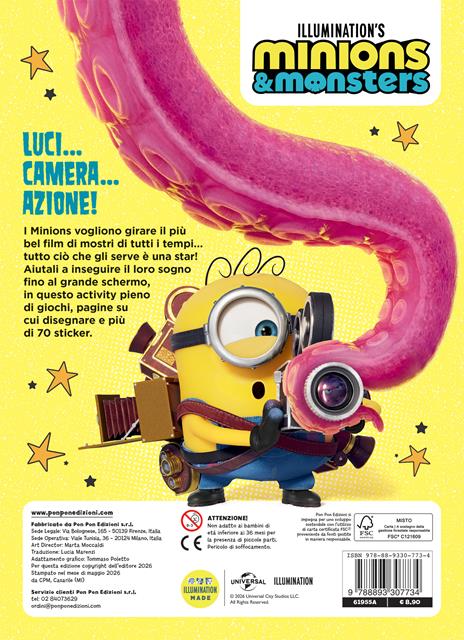 Minions & Monsters. Sticker activity book. Ediz. a colori - 2