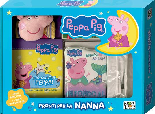 Pronti per la nanna. Peppa Pig. Gift box. Ediz. a colori. Con Libro da bagno - copertina