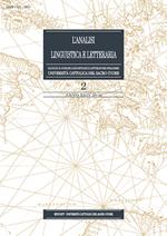 L' analisi linguistica e letteraria (2016)