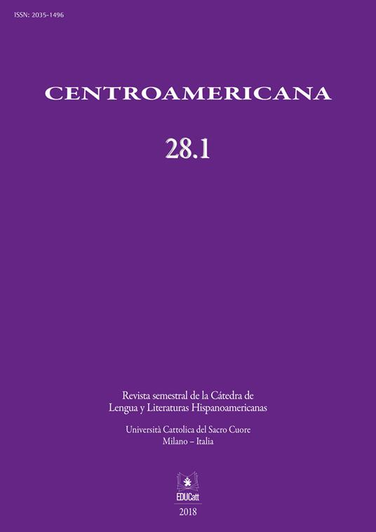 Centroamericana. Vol. 28\1 - copertina