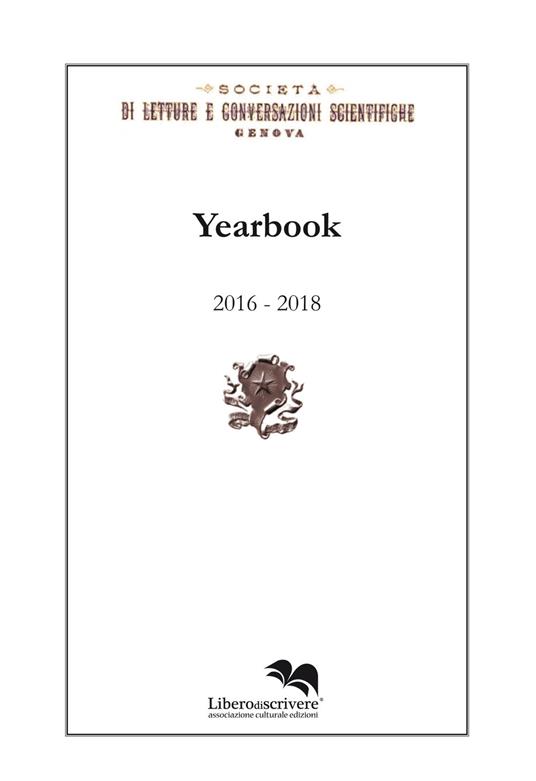 Yearbook 2016-2018. Società di letture e conversazioni scientifiche. Genova - copertina