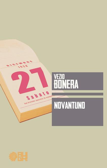 Novantuno - Vezio Bonera - copertina