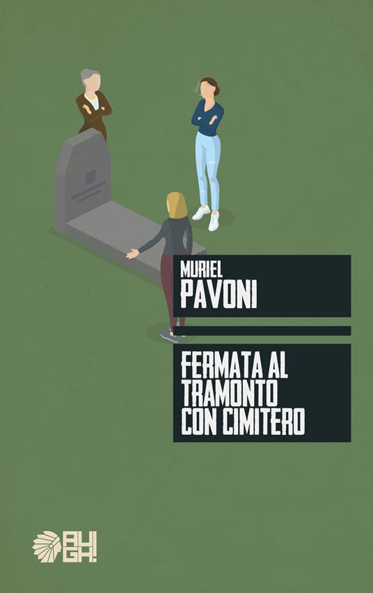 Fermata al tramonto con cimitero - Muriel Pavoni - copertina