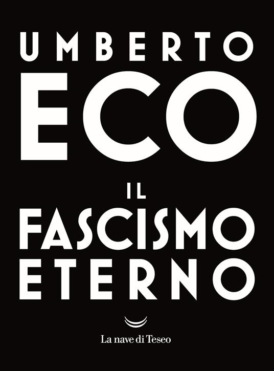 Il fascismo eterno - Umberto Eco - copertina