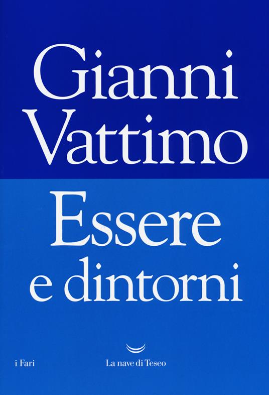 Essere e dintorni - Gianni Vattimo - copertina