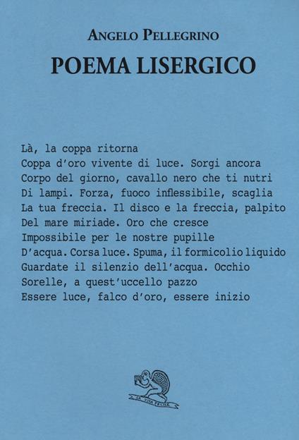 Poema lisergico - Angelo Pellegrino - copertina