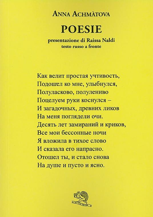Poesie. Testo russo a fronte - Anna Achmàtova - copertina