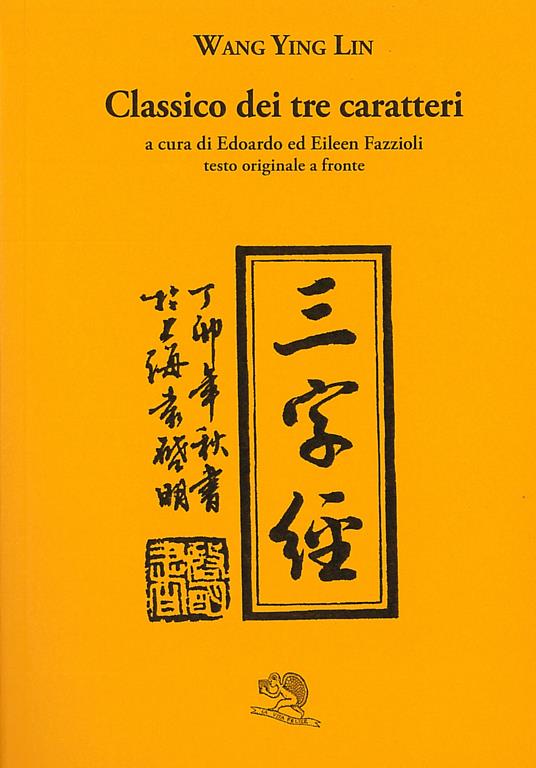 Classico dei tre caratteri. Testo cinese a fronte - Ying-Lin Wang - copertina