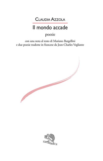 Il mondo accade - Claudia Azzola - copertina