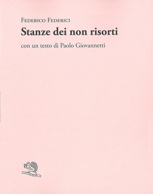 Stanze dei non risorti - Federico Federici - copertina