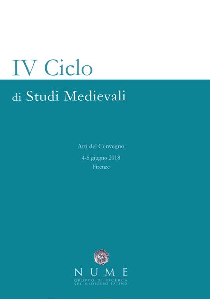 IV Ciclo di Studi medievali - copertina