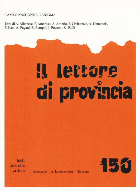 Il lettore di provincia. Vol. 150 - copertina