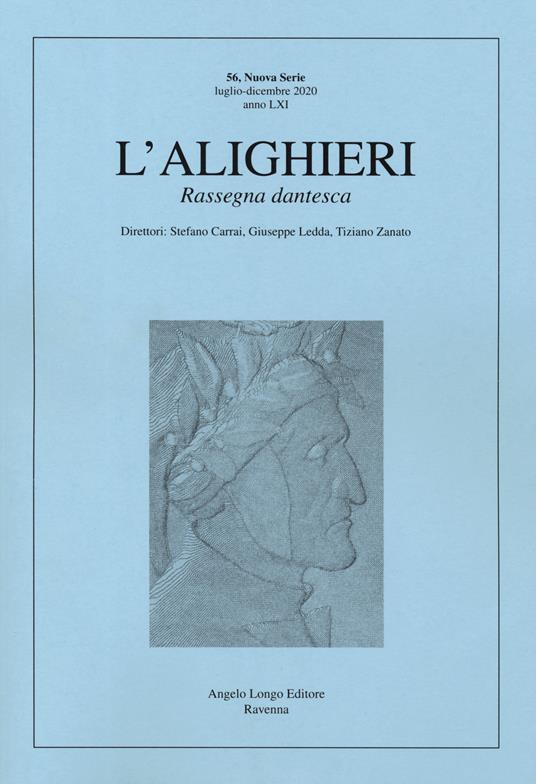 L' Alighieri. Rassegna dantesca. Vol. 56 - copertina