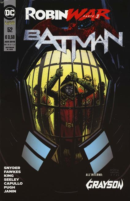 Batman. Nuova serie. Vol. 109 - copertina