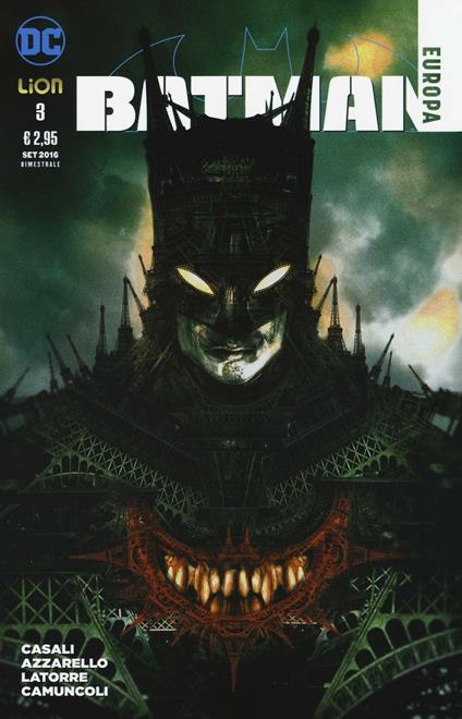 Batman Europa. Vol. 3 - copertina