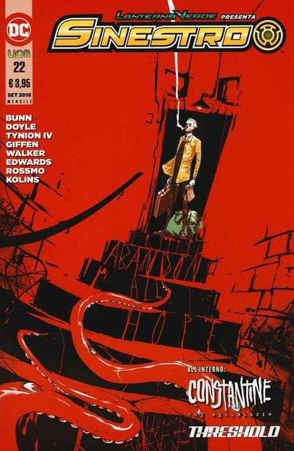 Lanterna verde presenta: Sinestro. Vol. 22 - copertina