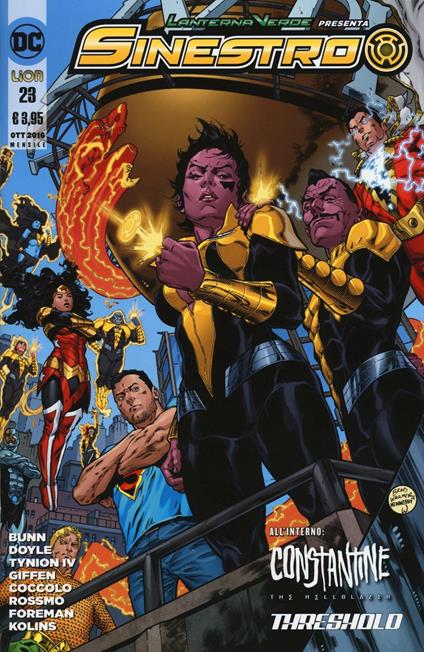 Lanterna verde presenta: Sinestro. Vol. 23 - copertina