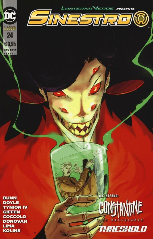 Lanterna verde presenta: Sinestro. Vol. 24 - copertina
