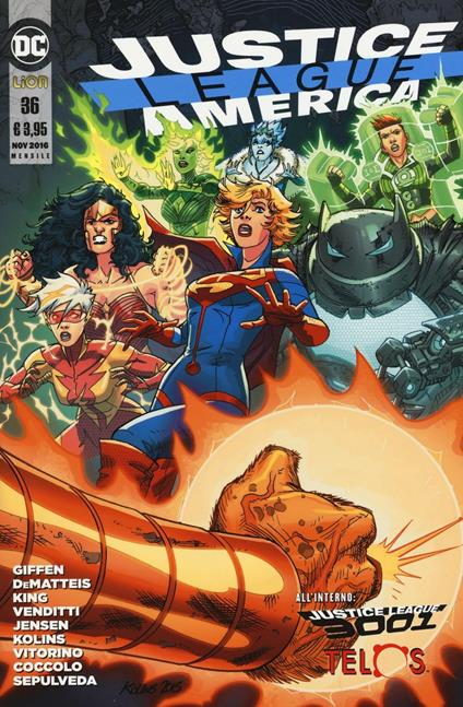 Justice League America. Vol. 36 - Keith Giffen,Jean Marc DeMatteis - copertina