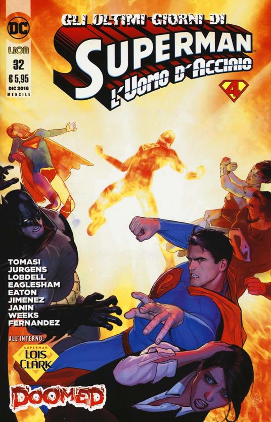 Superman. L'uomo d'acciaio. Vol. 32 - copertina
