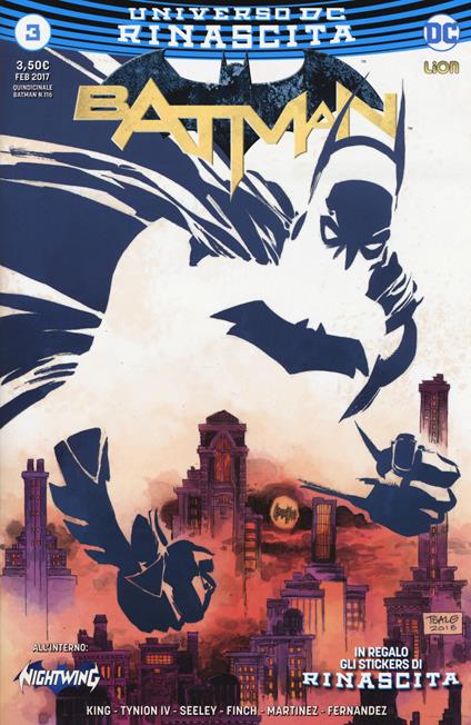 Rinascita. Batman. Vol. 3 - copertina