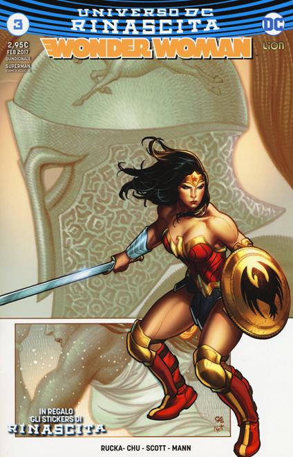 Rinascita. Wonder Woman. Vol. 3 - copertina