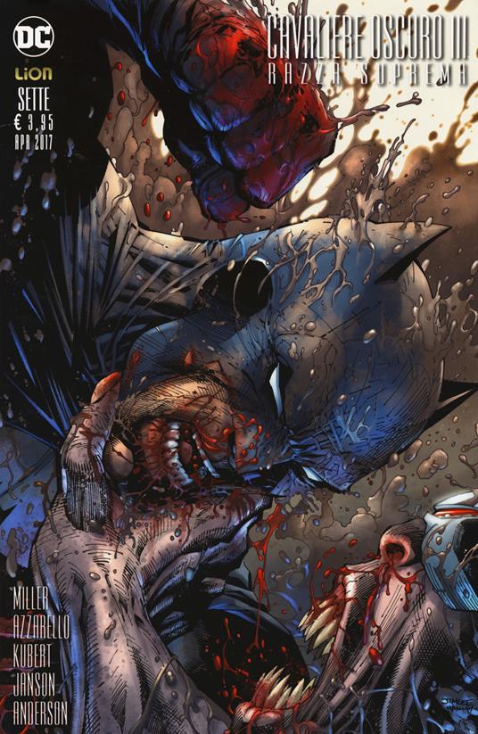 Batman DK III. Razza suprema. Variant A. Vol. 7 - Frank Miller,Brian Azzarello,Andy Kubert - copertina