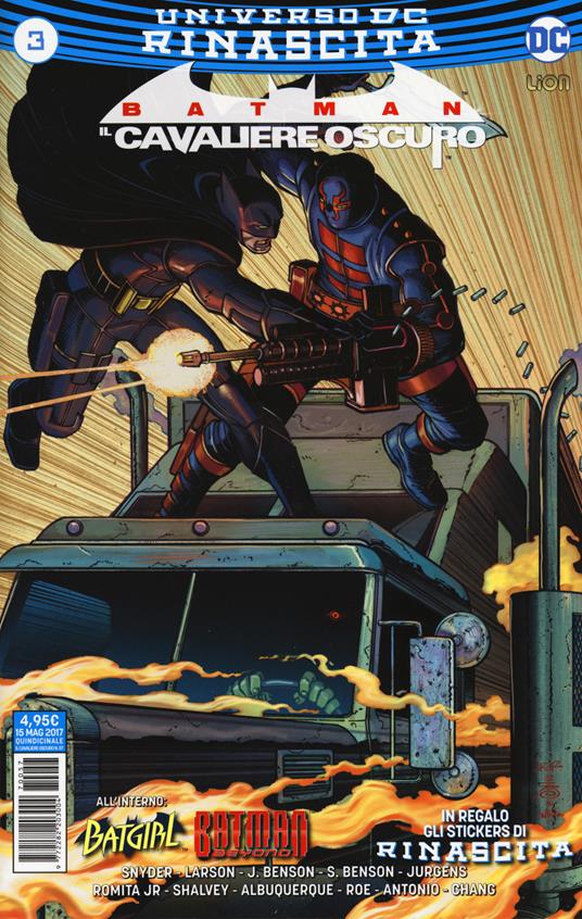 Rinascita. Batman. Il cavaliere oscuro. Con Adesivi. Vol. 3 - copertina