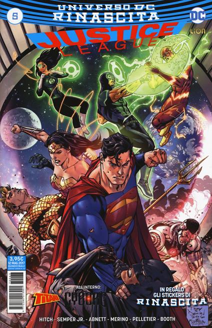 Rinascita. Justice League. Con Adesivi. Vol. 5 - copertina