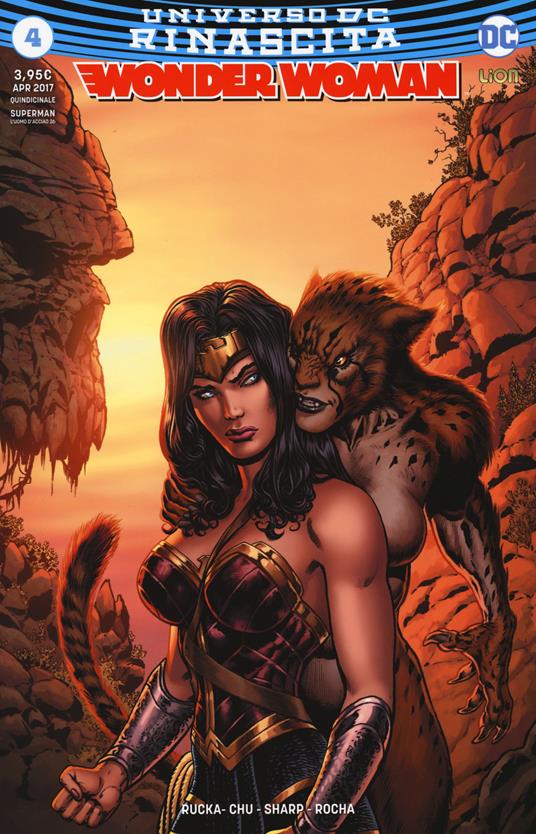 Rinascita. Wonder Woman. Vol. 4 - copertina