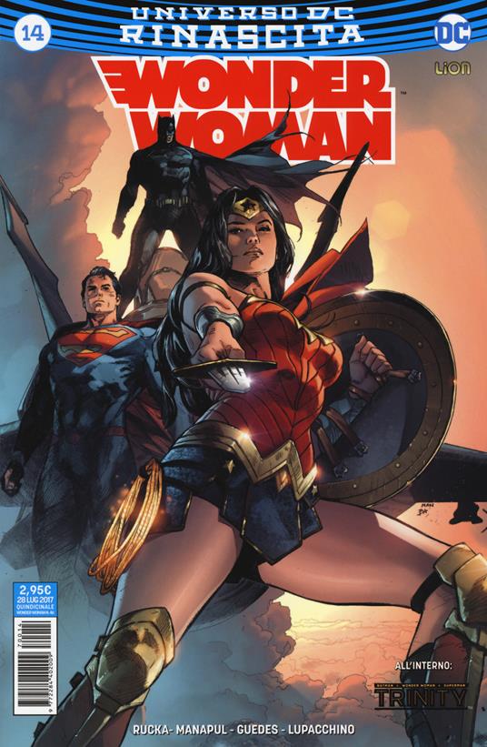 Wonder Woman. Vol. 14 - Greg Rucka,Emanuela Lupacchino,Francis Manapul - copertina