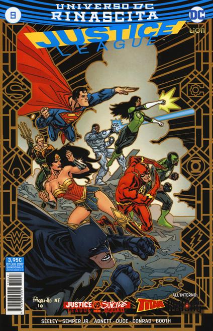 Rinascita. Justice League. Vol. 9 - copertina