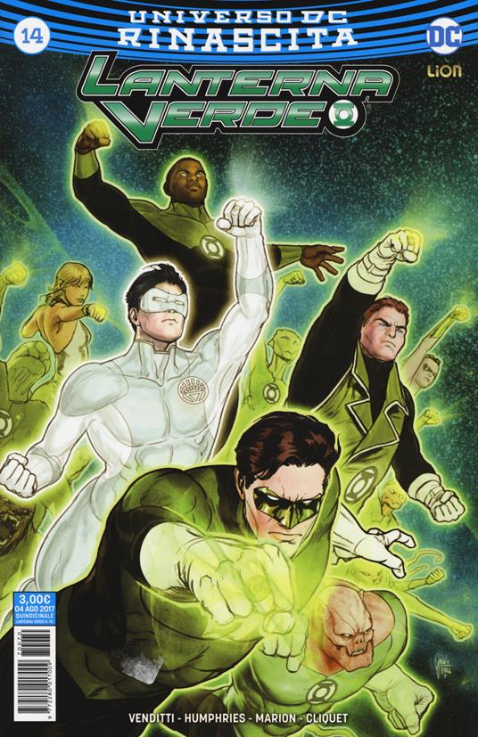 Rinascita. Lanterna verde. Vol. 14 - copertina