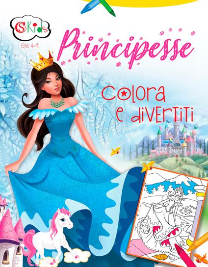 Principesse. Colora e divertiti - copertina