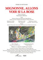 Mignonne, allons voir si la rose. Edition d'artiste par Giovanni Dotoli