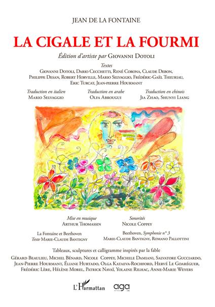 La cigale et la fourmi. Édition d'artiste - Jean de La Fontaine - copertina