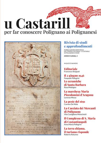 U Castarill. Per far conoscere Polignano ai Polignanesi - copertina